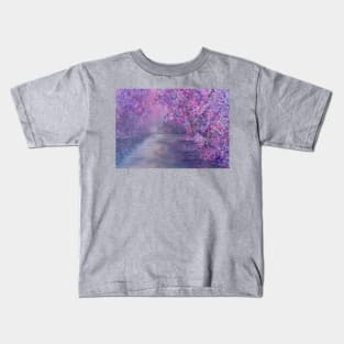 Lilac Leaves Kids T-Shirt